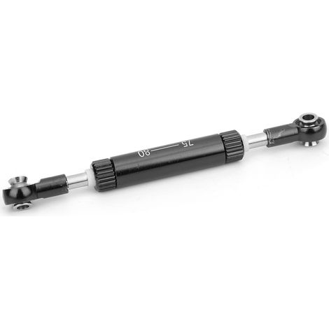 Accessoire de levier de direction à tige de traction pour servos réglables pour voiture RC SCX10 D90 1/10 (75-80 mm) (1/5)