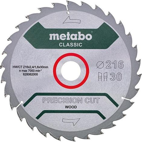Metabo Precision Cut Wood Classic lama di sega 216 mm