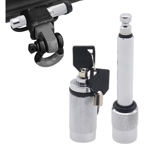 Verrou pour attelage de remorque Antivol de voiture pour portes de véhicules et attelages de remorque Verrou universel Pour voitures particulières, véhicules de remorque, tours, bateaux, camions (1/5)