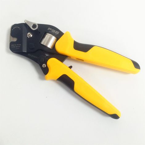 Pince à sertir auto-adjustable VSC10 16-4A for tubes de type E, pince à sertir multifonctionnelle manual à cliquet, pince à cosses (1/4)