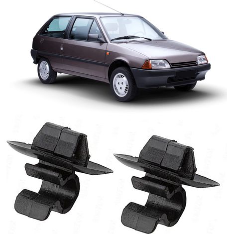 2PCS Agrafe de Maintien Capot 792834 Fixation Support de Capot pour Citroen AX Evasion C2 C3 II C4 (1/5)