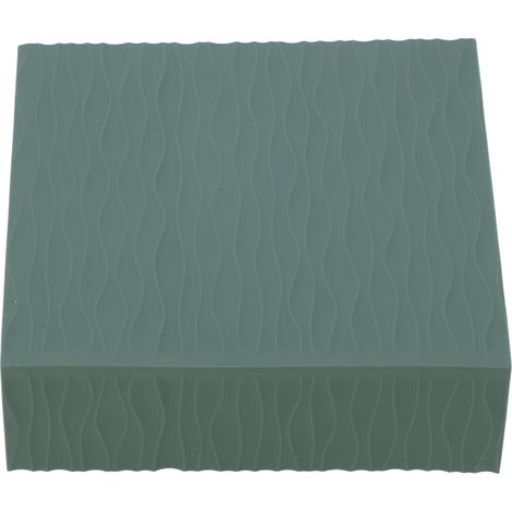 Tapis de tassement à café antidérapant en silicone alimentaire, vert, pour la maison, la cuisine, le bar ou le café. (1/5)