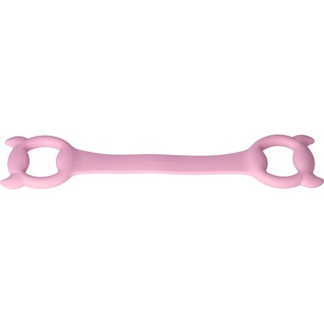 Tragbares Latex-Fitness-Widerstandsband für Yoga, Heimtraining und Widerstandsübungen – Pink (1/5)