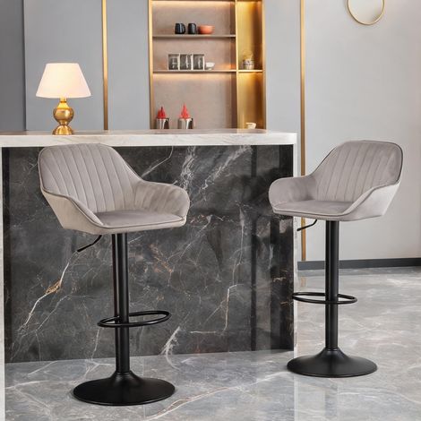 Tabouret de bar réglable de 62 à 83 cm 50,5 x 50 x 107 cm (1/5)
