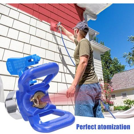 6 Pieces Airless Spray Nozzle, Reversible Airless Spray Nozzles, Airless Nozzle for High Pressure Paint Gun (Type 211, 315, 417, 515, 517, 523) (1/5)