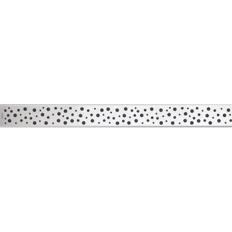 Alca - Caillebotis pour bac linéaire 30 cm, acier inoxydable brillant BUBLE-300L (1/2)