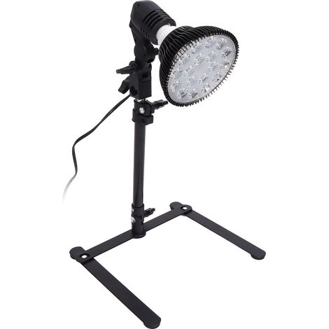 Lampe infrarouge à support triangulaire inclinable réglable, appareil de luminothérapie rouge pour soulager la douleur, prise 110-240 V. (1/5)