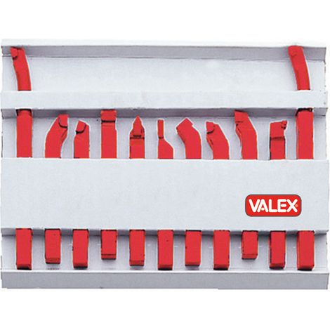 Utensili per tornio da metalli serie 11 pezzi 1461360 VALEX