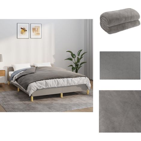 Decken - Living Gewichtsdecke mit Bezug Grau 137x200 cm 6 kg Stoff (1/5)