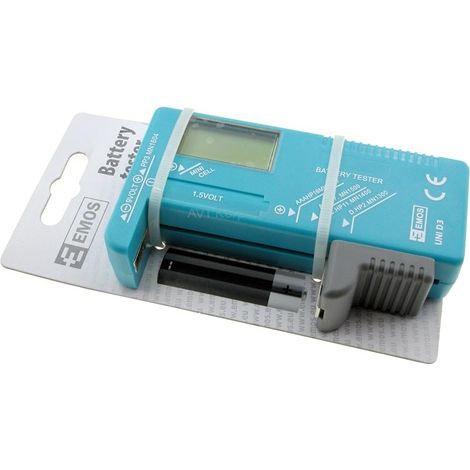 Probador de baterías Emos, voltímetro universal N0322, 1 unidad. (1/5)