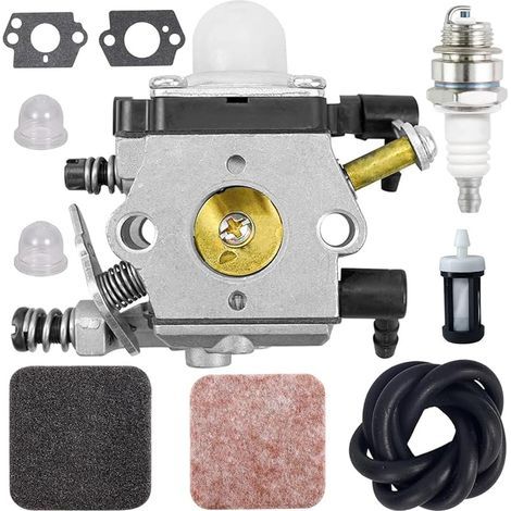 WT-253-1 Carburateur pour Stihl BG72 BG75 HS80 FS80 FS85 BG4227 Souffleuses à Feuilles Remplace WT253 42271200600 avec Filtre à air Bougie d'allumage Filtre à Carburant Ligne de Carburant (1/5)
