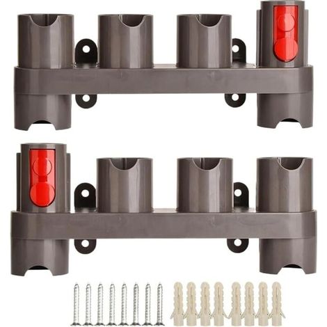 Zubehör-Montagehalterungen kompatibel mit Dyson Staubsaugern der Generationen 5, 15, 12, 11, 10, 8 und 7 – Ersatzteile für die Zubehöraufbewahrung. (1/4)