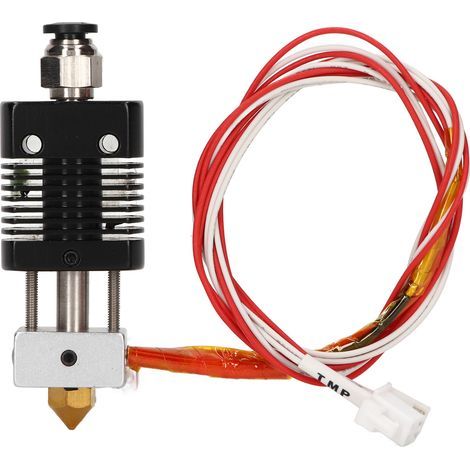 Hotend – DC24V 40W 3D printer extruder, heating tube, 0.4mm brass nozzle, aluminum block kit for ET4 (1/5)