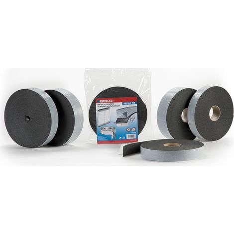 Bi-adhesives Schaumstoffband für Trockenbau 50 mm x 20 m antrazit