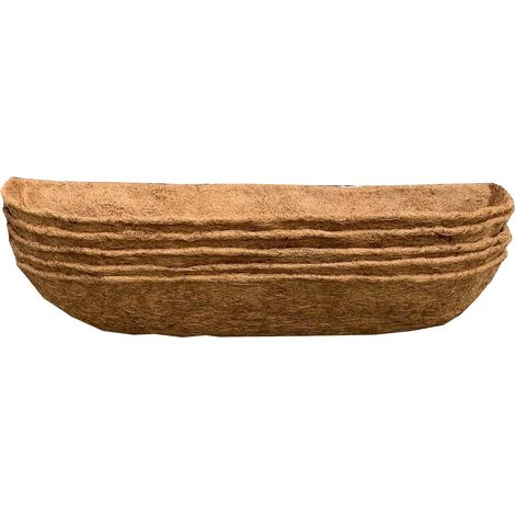 Pack of 5 Coco Wall Trough Planter Liner (75cm) (1/5)