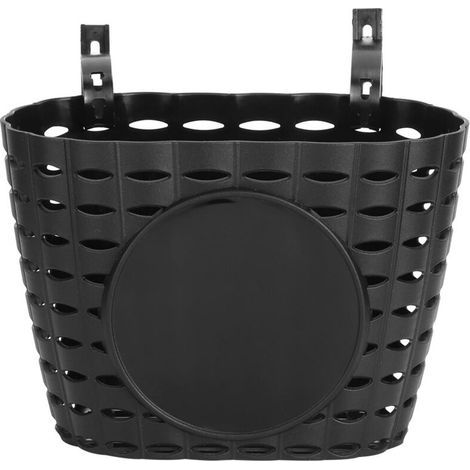Dicker Aufbewahrungskorb aus Kunststoff für Kinder, Hängekorb für vorne, Aufbewahrungstasche, schwarzes Accessoire (1/5)