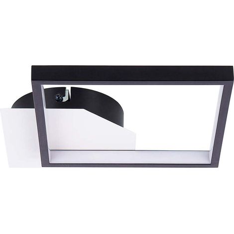 Deckenleuchte Deckenlampe Wohnzimmerleuchte Schlafzimmerleuchte schwarz L 21,6cm