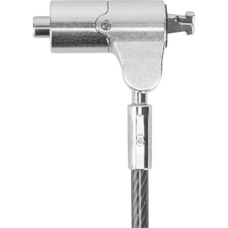 Candado cable Targus asp70gl cierre con llave diseño compacto (1/4)