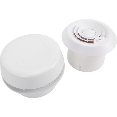 Ventilateur de Toit pour Camping-car, Ventilateur D'extraction de Plafond pour Camping-car, 200 CFM, 2 Modes de Vitesse, ABS Résistant au Soleil pour, Remorque (1/5)