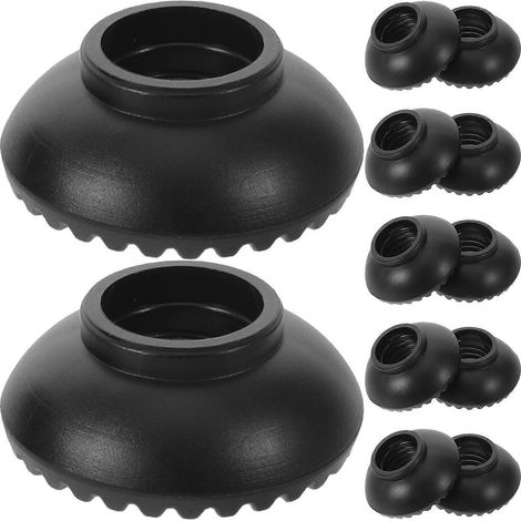 Lot de 12 rondelles pour bâtons de randonnée : rondelles rondes de 0,39 pouce pour bâtons de randonnée, idéales pour la neige et la boue. Accessoires de rechange pour bâtons de marche et de randonnée. (1/5)