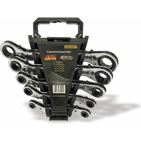 Llaves de carraca masterproof aster 5 piezas 6-21 mm (1/3)