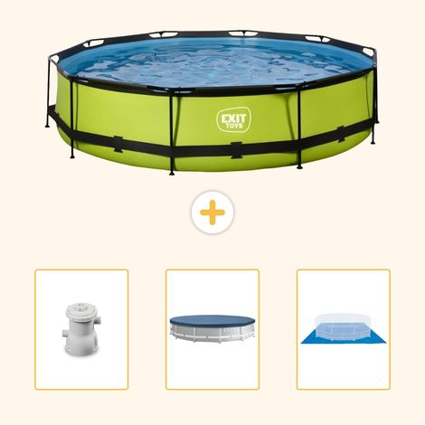 Exit-toys Piscine Exit Ronde - 360x76 cm - 4-pièces  SCB88 (1/5)