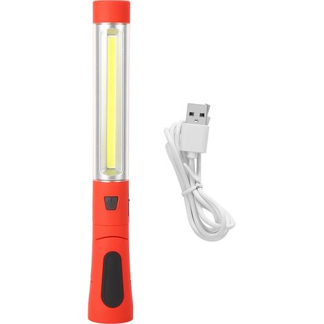 Lampe Led Ronde Magnétique Rechargeable Usb Crochet 3 Modes Éclairage Atelier Extérieur 1 Pièce (1/5)