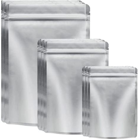 Lot de 50 sachets de conservation Mylar refermables pour noix et céréales - des cadeaux de qualité (1/5)