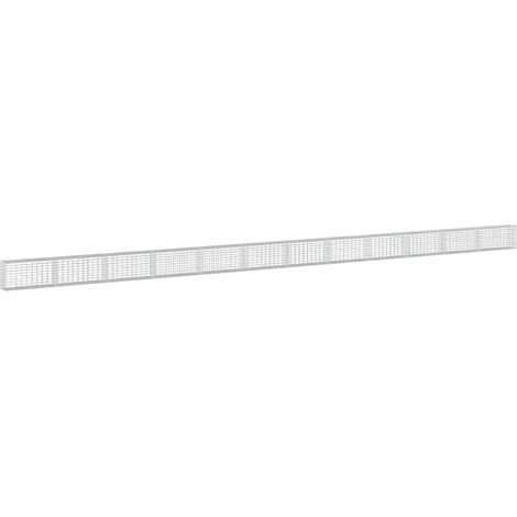 Gabione mit 3,5 mm Draht und 5x10 cm Maschen 1200x30x50 cm vidaXL (1/5)