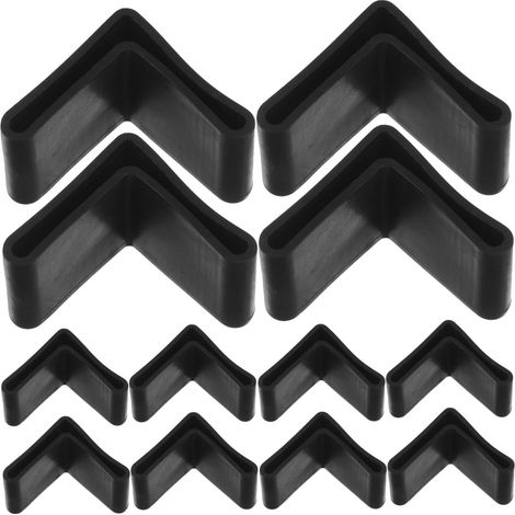 Lot de 12 grands protège-pieds de chaise en caoutchouc, protections (1/5)