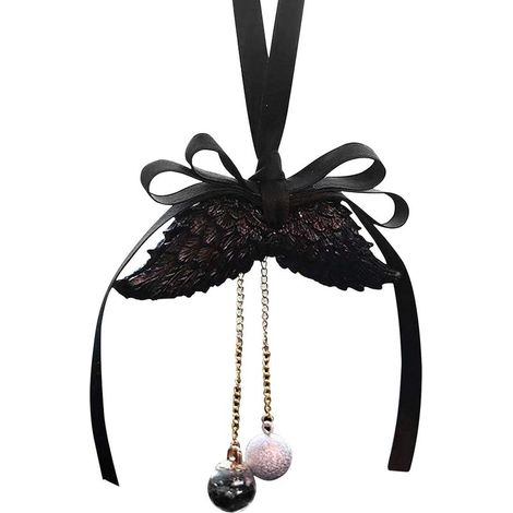 Pendentif rétroviseur de voiture (noir)-Fei Yu