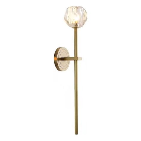 Crystal Cut Wall 2 – Kristallwandleuchte 71 cm, Messing Gold (1/5)
