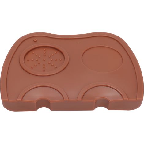 Silikon-Kaffee-Tamper-Pad, rutschfest, weich, hitzebeständig, Eck-Tamper-Matte für HomeBrown (1/5)