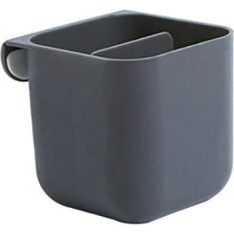 Tube de rangement de bureau multifonctionnel, portable et durable, boîte de rangement simple pour ordinateur, peut être fixé pour ranger de petits objets (gris, lot de 2). (1/5)