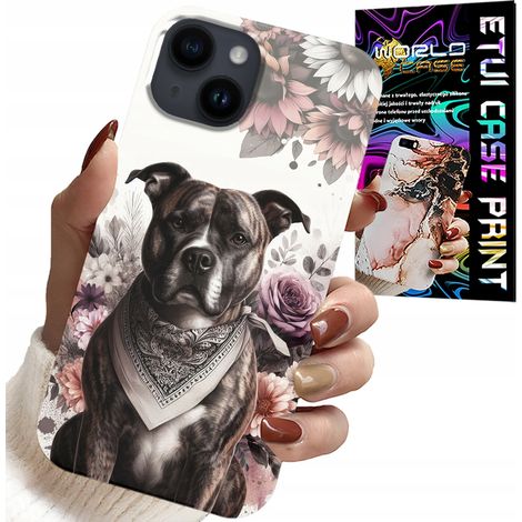 Custodia per iPhone 15 - custodia posteriore con pitbull cani pericolosi (1/5)