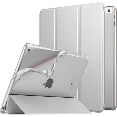 Étui pour iPad 7e génération avec fonction veille/réveil automatique, étui pliable à trois volets pour iPad 10,2 pouces (2019), étui avec support multi-visionnage et coque arrière souple en TPU (1/5)