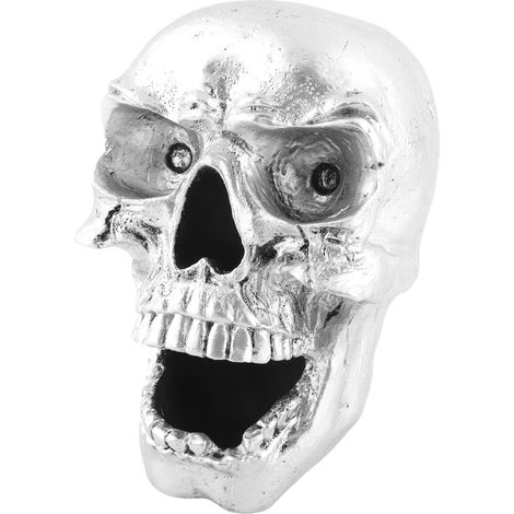 Motorradscheinwerfer-Totenkopf-Dekoration Retro-Kopfknochen-Scheinwerferdekoration für Motorraddekorationen (1/5)