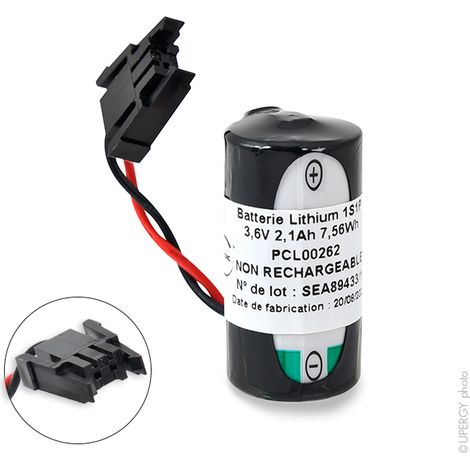 NX - Pile lithium LS17330 2/3A Hirose 3.6V 2.1Ah