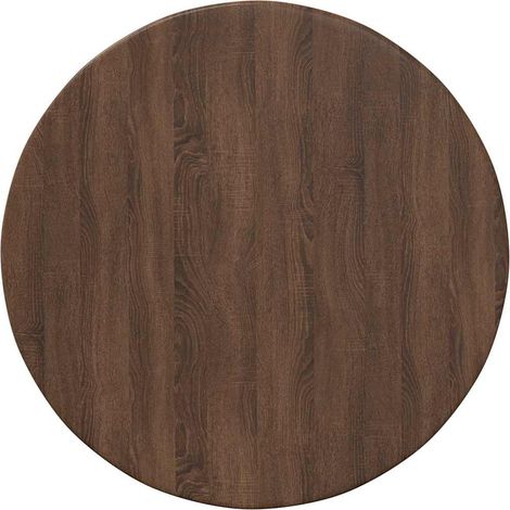 Maison Exclusive - Tischplatte Braun Eichen-Optik Ø 40 x 1,5 cm H