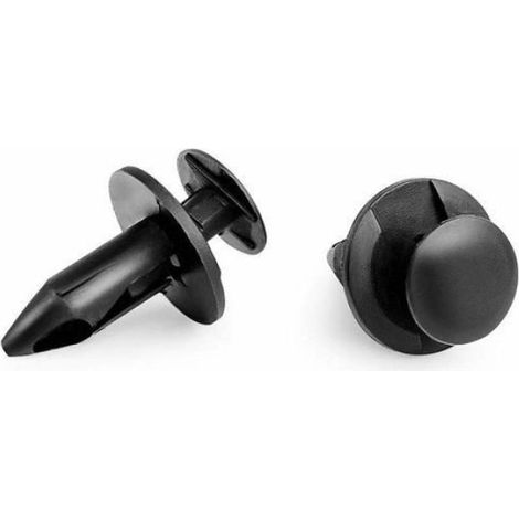 Clips Poussoirs - 8 mm - Pour Fixation Pare-Chocs Panneaux Carrosserie - Lot de 200 (1/5)