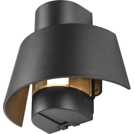 Applique PHOTONI extérieur conique noir E27 13W IP65 bord de mer - SLV - 1007585 (1/4)
