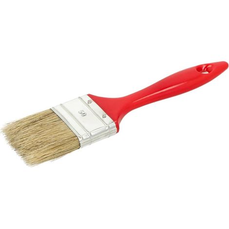 Pinceau plat 50 mm avec manche en plastique