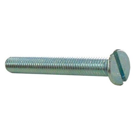 Vis à tête fraisée à filetage métrique 03X010Mm Acier zingué Din 963 Fontana