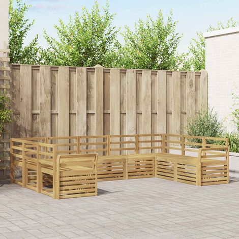 vidaXL Set divani Legno di Acacia Massello (1/5)