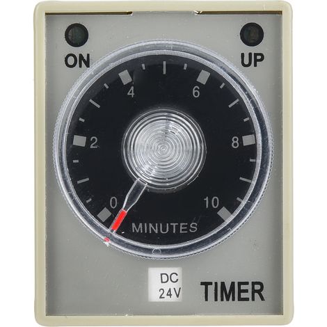 Relais temporisé électronique AH3-3, type à retardement réglable, 8 broches, 10 minutes, 24V (1/5)
