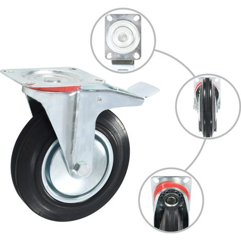 Roulettes 4 pcs 200 mm CFW83895 (1/5)