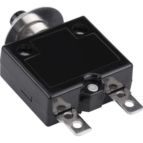 Disjoncteur Interrupteur thermique de réinitialisation, 125-250V AC 50V DC Disjoncteur à bouton-poussoir de protection contre les surcharges de courant(10 ampères) (1/5)