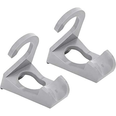 Juego de 2 soportes para tuberías Flowclear de acrilonitrilo butadieno estireno (ABS) para piscinas con conexiones de 32 mm.