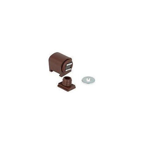 CHIUSURA MAGNETICA A PRESSIONE D.10, COLORE MARRRONE, 4 PEZZI