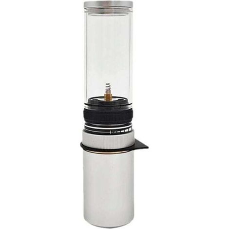 Veilleuse à gaz pour extérieur, de camping portable, lampe à gaz à l'épreuve du vent, lampe torche à bougie à gaz réglable, pièce de camping (1/5)